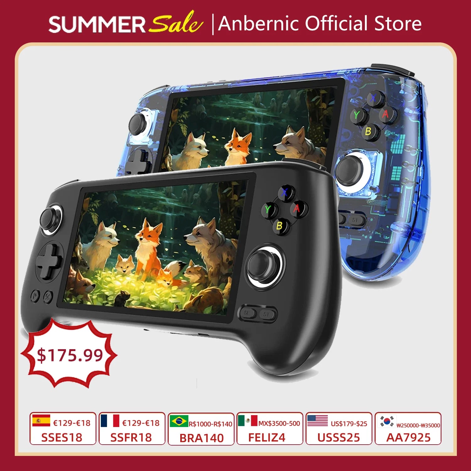 ANBERNIC RG556 Retro Handheld Game Console