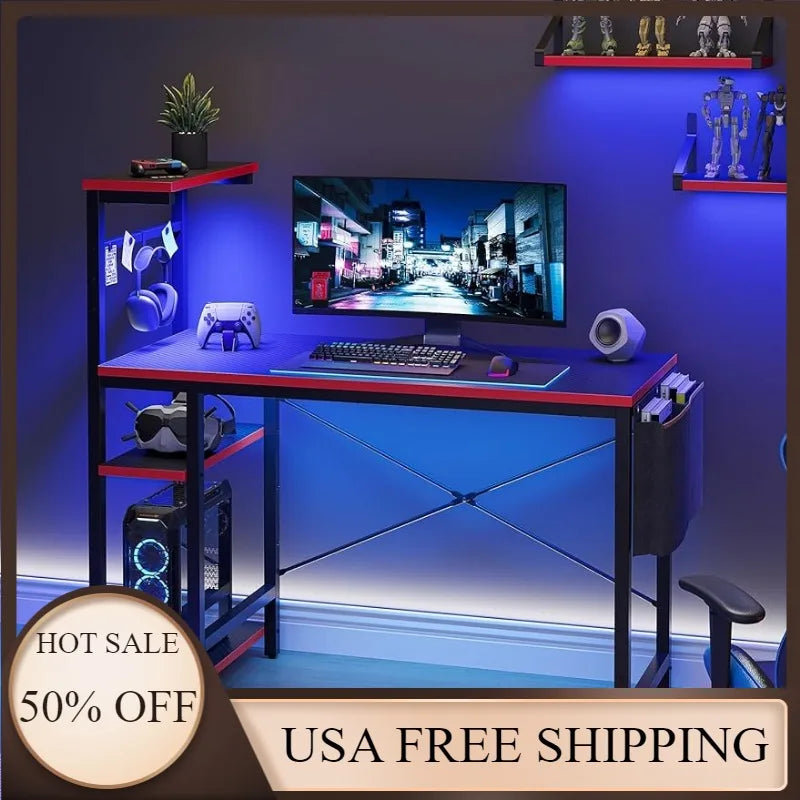 Bestier 44-Inch Gaming Desk